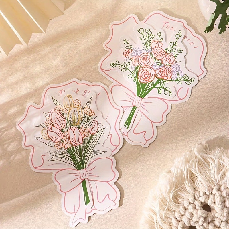 Teacher'S Day Greeting Card Postcard Birthday Greeting Card Flower Bouquet Greeting Card Gift Card Mid-Autumn Festival Greeting Card Birthday Card - Image 2